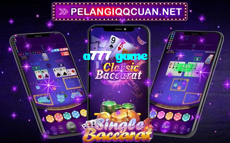 a777 game casino presented on mobile device in Pakistan with slots and live games